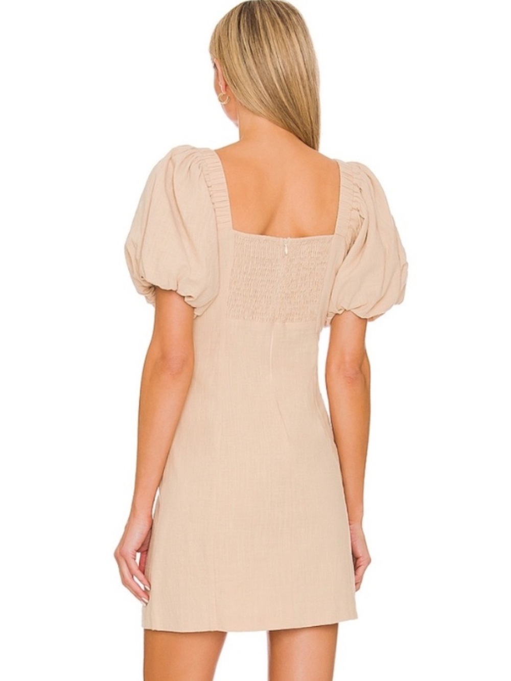 SNDYS Revolve Tuscany Linen Dress in Oat Size XS - Picture 2 of 6